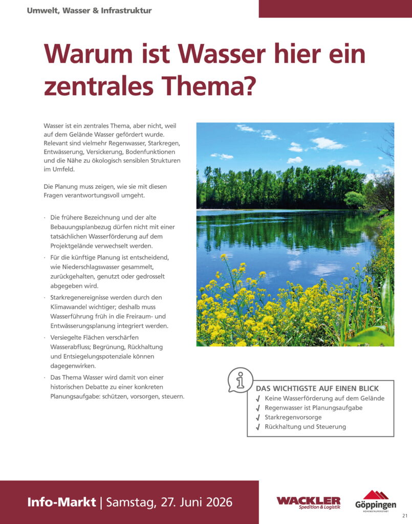 Informationsplakat 17 der Bürgerveranstaltung zum Aqua-Römer-Areal Jebenhausen