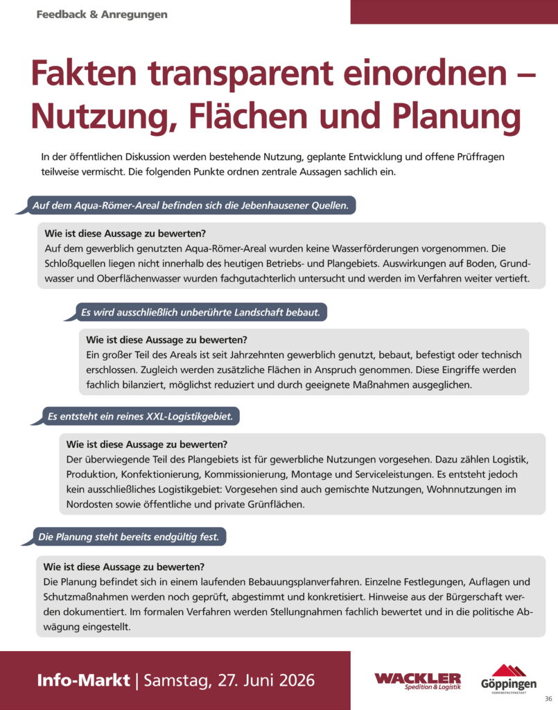 Informationsplakat 32 der Bürgerveranstaltung zum Aqua-Römer-Areal Jebenhausen